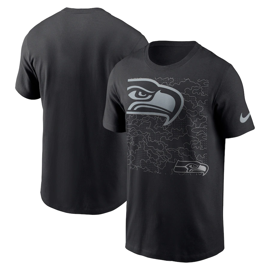 Men's Seattle Seahawks Black T-Shirt